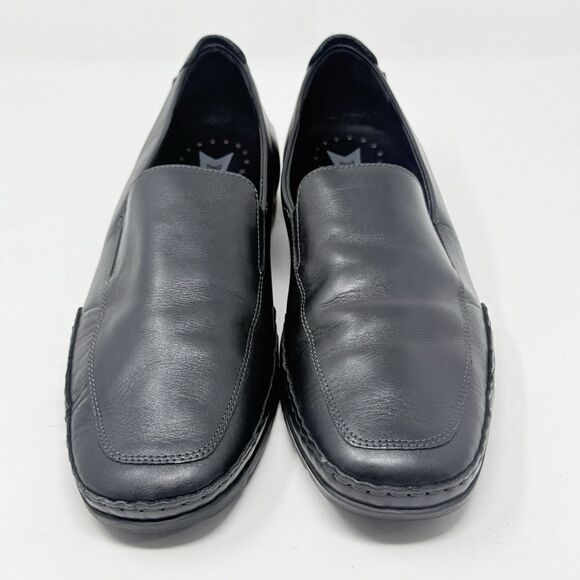 Mephisto Edlef Cool Air Loafers Mens 10.5 Black Leather Casual Slip On Shoes main image 6